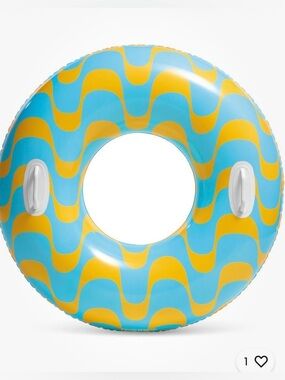 Two INTEX Wavy Dreams Tube 36 in Blue & Yellow #59256EP